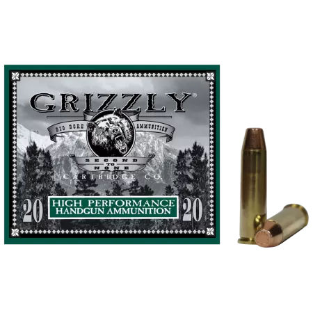 Grizzly Ammo GC357M15 357Mag 148gr Full Metal Jacket Flat Point 20 Per Box/10 Case