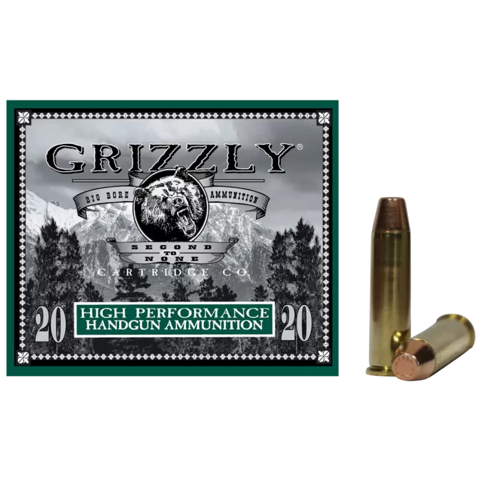 Grizzly Ammo GC357M15 357Mag 148gr Full Metal Jacket Flat Point 20 Per Box/10 Case