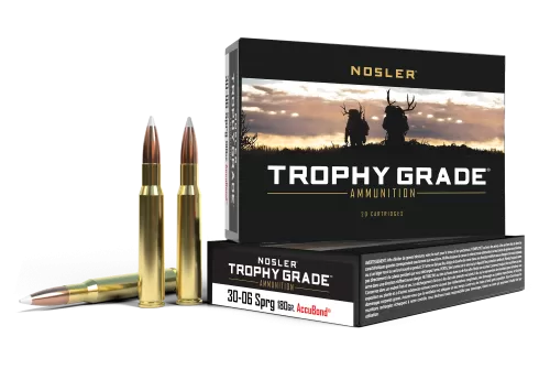 Nosler Trophy Grade .30-06 Springfield 180 Grain Centerfire Rifle Ammo