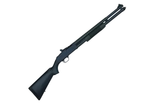 Ruger GP100 Match Champion Double-Action Revolver with Hogue Rubber Tamer Grip with No Finger Grooves