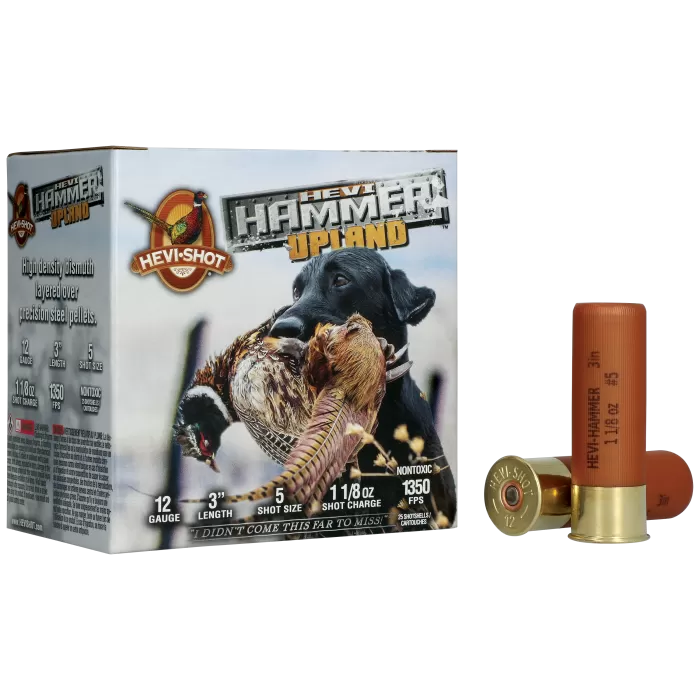 Hevi-Shot HEVI-Hammer Upland Shotgun Shells - 12 Gauge - #5 - 3'' - 250 Rounds