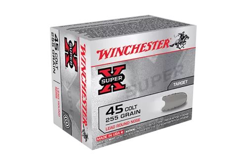 Winchester Super-X Target LRN .45 Long Colt 255 Grain Handgun Ammo