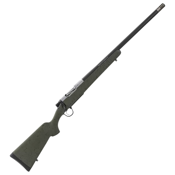 Christensen Arms Ridgeline Bolt-Action Rifle - .308 Winchester - Carbon Fiber Wrapped - Green w/Black Webbing Christensen Arms Ridgeline Bolt-Action Rifle - .308 Winchester - Carbon Fiber Wrapped - Green w/Black Webbing