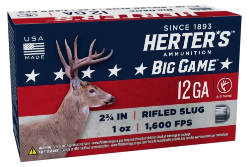 Herter's Rifled Slug Shotgun Shells - 12 Gauge