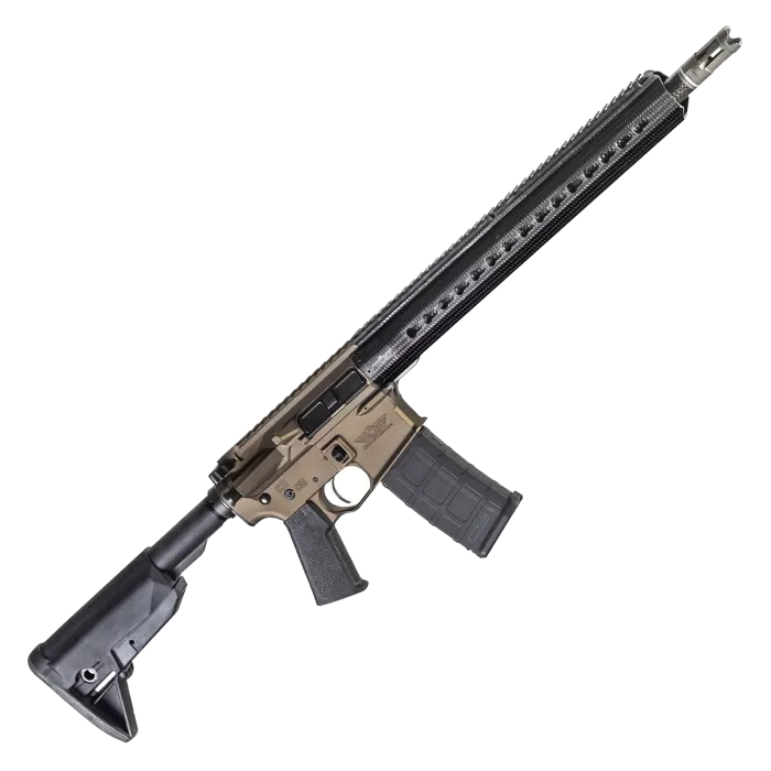 Christensen Arms CA-15 G2 CF Semi-Auto Rifle - .223 Wylde - Burnt Bronze Cerakote Christensen Arms CA-15 G2 CF Semi-Auto Rifle - .223 Wylde - Burnt Bronze Cerakote