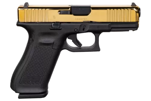GLOCK 45 Gen5 9mm Semi-Auto Pistol - Black/Gold