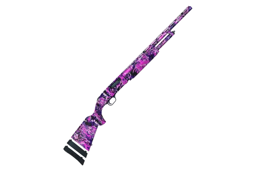 Mossberg 500 Compact Bantam Pump-Action Shotgun In Muddy Girl Wild Camo