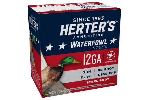 Herter's Waterfowl Steel Shotgun Shells - HRTW123BB - 25 Rounds