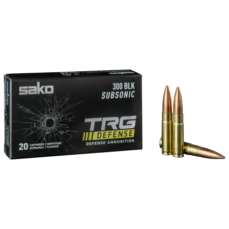 Sako TRG Defense .300 AAC Blackout 220 Grain Centerfire Rifle Ammo