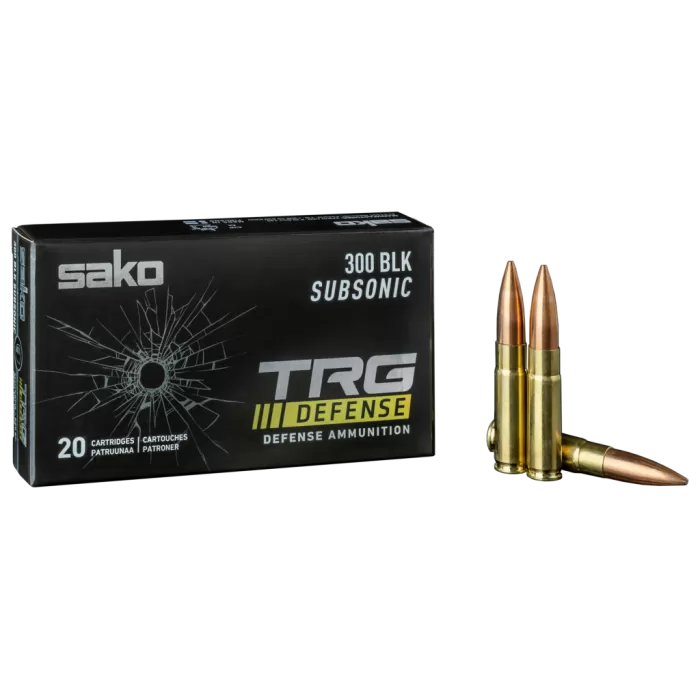 Sako TRG Defense .300 AAC Blackout 220 Grain Centerfire Rifle Ammo