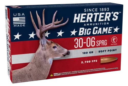 Herter's .30-06 Springfield 180 Grain Soft Point Centerfire Rifle Ammo