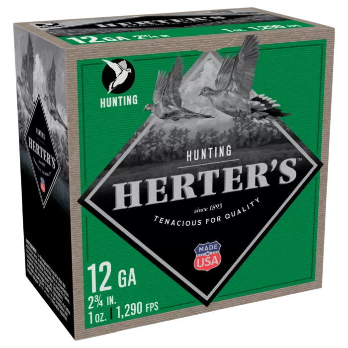 Herter's Dove & Quail Shotgun Shells - 12 Gauge - #8 - 25 Rounds