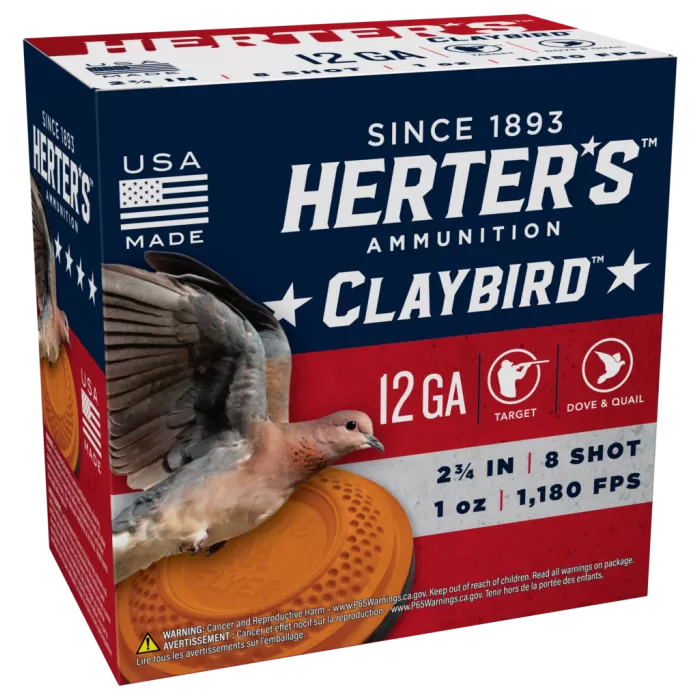 Herter's Target Shotgun Shells - 12 Gauge - #8 - 2.75