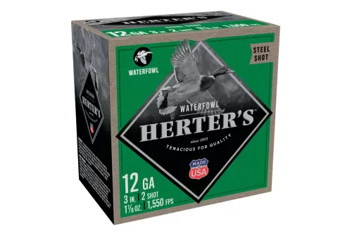 Herter's Waterfowl Steel Shotgun Shells - HRTW1232 - 25 Rounds