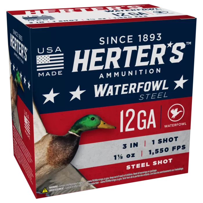 Herter's Waterfowl Steel Shotgun Shells - HRTW1231 - 25 Rounds