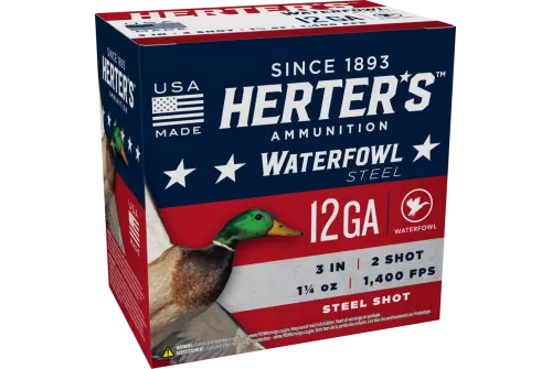 Herter's Waterfowl Steel Shotgun Shells - HRTW123H2 - 25 Rounds