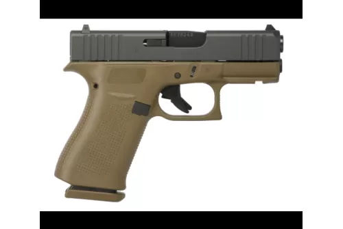GLOCK G43x 9mm Fde 3.39" 10+1 Fs Fr