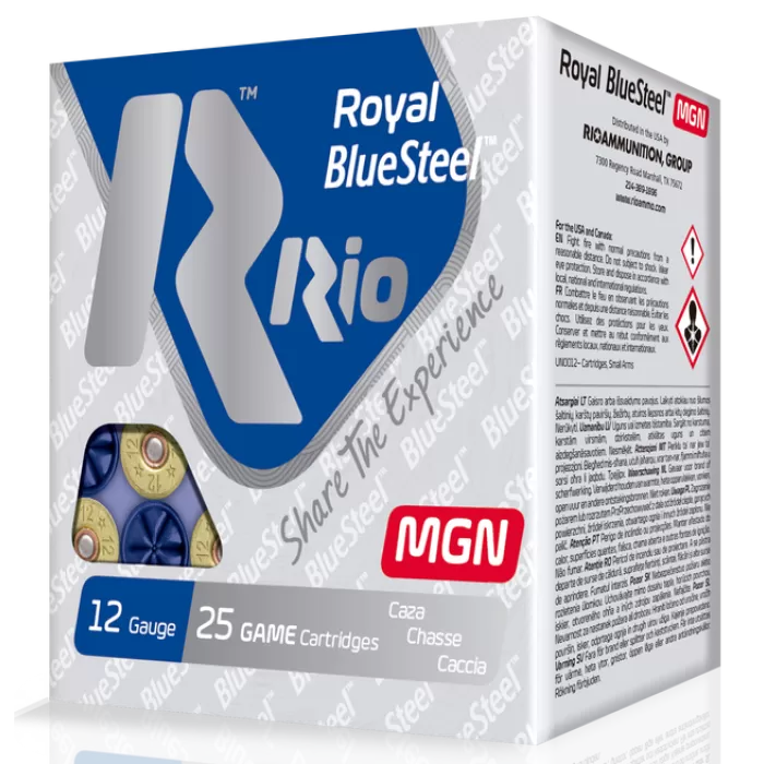 Rio Ammunition Royal BlueSteel Magnum 12 GA 3" 25-Rounds #3 Rio Ammunition Royal BlueSteel Magnum 12 GA 3" 25-Rounds #3