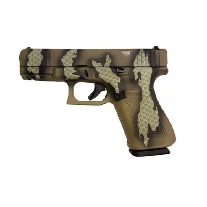 Glock 19 9mm Luger 4in Riptile Cerakote Pistol - 15+1 Rounds Glock 19 9mm Luger 4in Riptile Cerakote Pistol - 15+1 Rounds