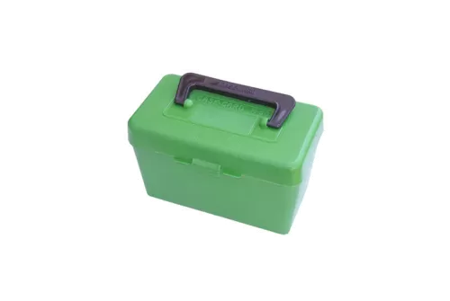 MTM 50 Round 25-06 30-06 270 Win Green Deluxe Ammo Box (H50-RL-10)
