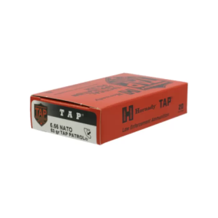 Hornady 5.56 NATO 53gr GMX TAP Patrol - Brass Casing