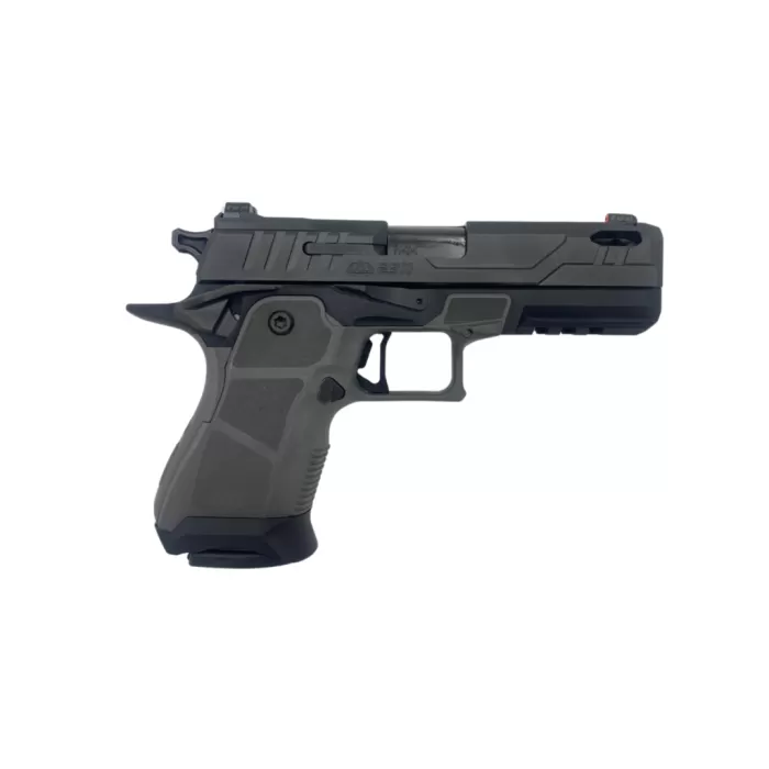 OA Defense 2311 Compact Pro 9mm, 4.25" Barrel, Black, Gray Grip, 15rd