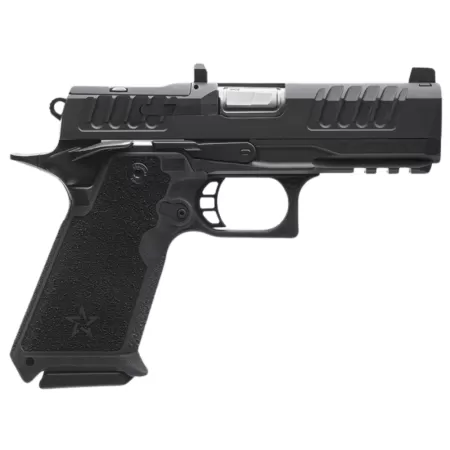 Staccato HD P4 Duty 9mm DLC/SS Base HD Stainless Barrel Black Front Sight 2X Mags 20-1200-000006