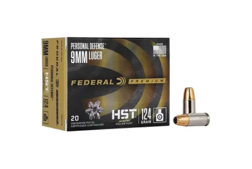 9mm - 124 Grain HST JHP - Federal Premium - 200 Rounds