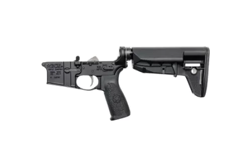 AR-15 Complete Widebody Lower Receiver With MOD-2-SOPMOD Stock - Black Stock, Synthetic