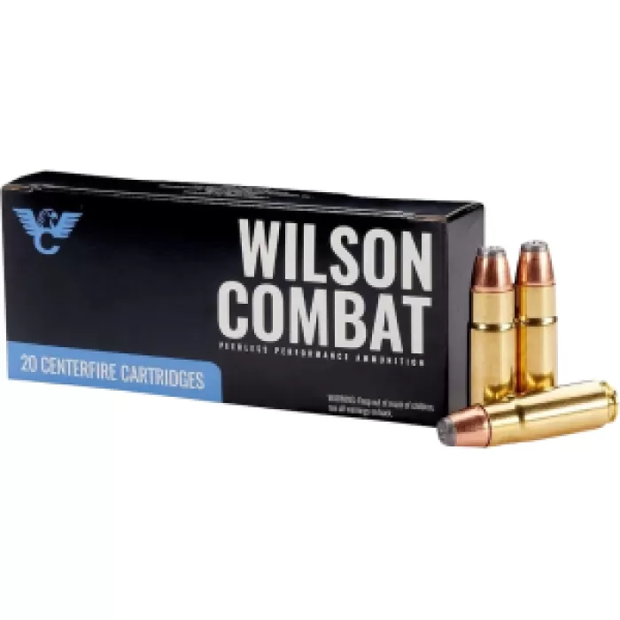 Wilson Combat 458 Socom Ammo 300 Grain Jacketed Hollow Point Box of 20
