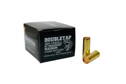 Double Tap DT SnakeShot Handgun Ammunition 454 Casull 270gr Snake Shot 1300 fps 20/ct