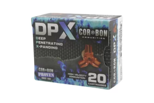 Cor-Bon DPX 41 Remington Magnum Ammo 180 Grain Solid Hollow Point Lead Free Box of 20