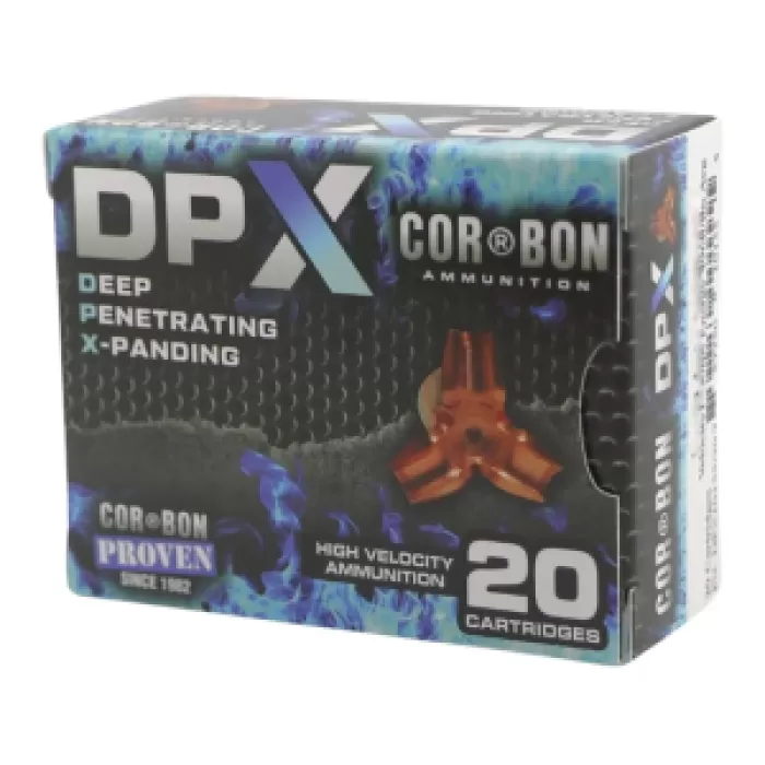 Cor-Bon DPX 41 Remington Magnum Ammo 180 Grain Solid Hollow Point Lead Free Box of 20