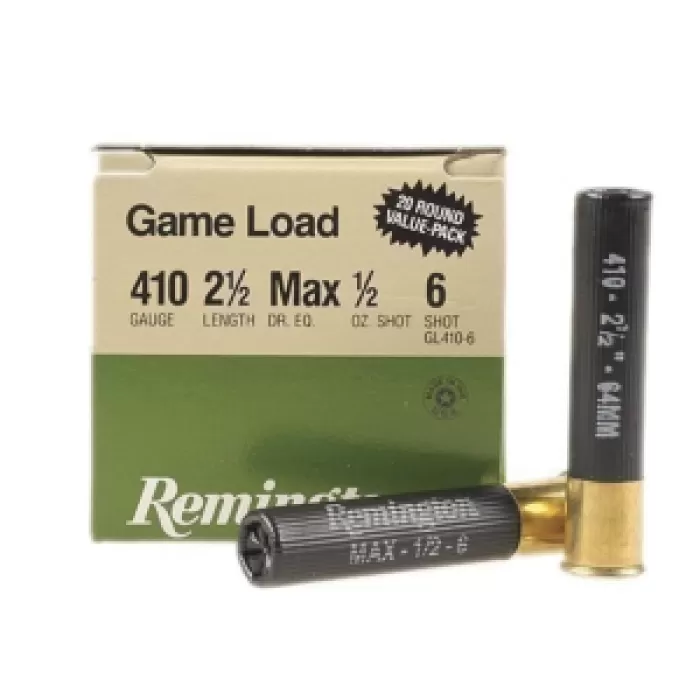 Remington Game Load 410 Ammo 2-1/2