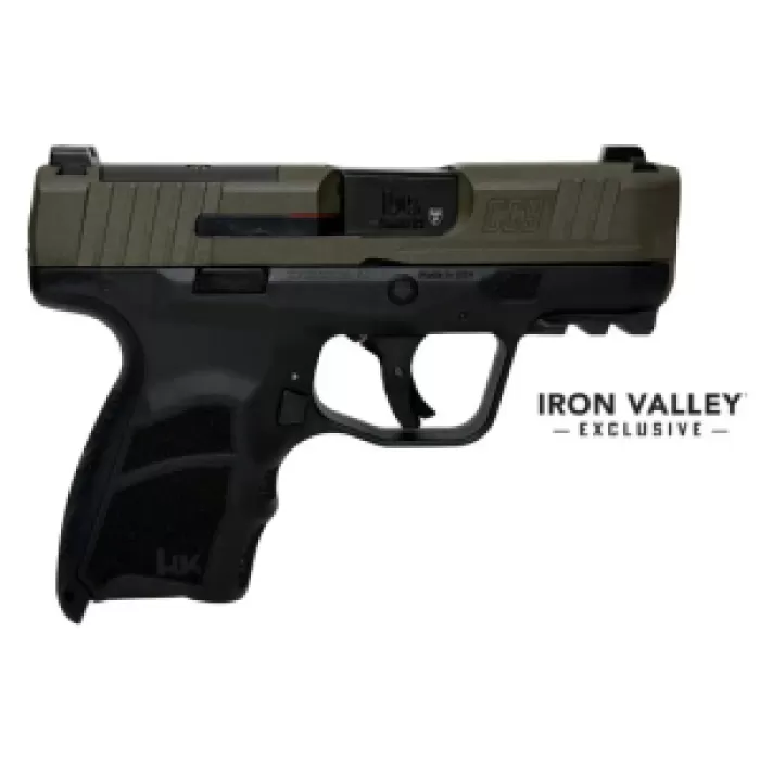 CC9 Micro Comp 9mm 3.32 OR Grn/Blk 2/10-rd IVS CC9 Micro Comp 9mm 3.32 OR Grn/Blk 2/10-rd IVS