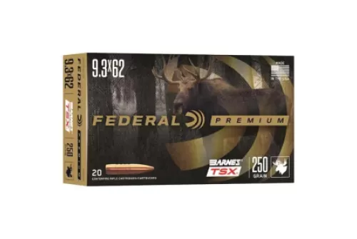 FEDERAL AMMO 9.3X62 Mauser 250Gr Barnes TSX 20rd