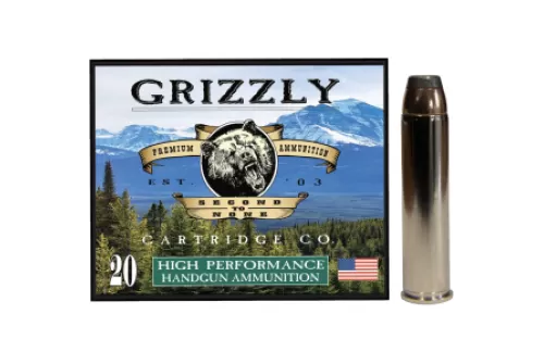 Grizzly Cartridge 460 Smith & Wesson 300 Grain Bonded Flat Point Pistol Ammo, 20 Rounds, GC46SW9
