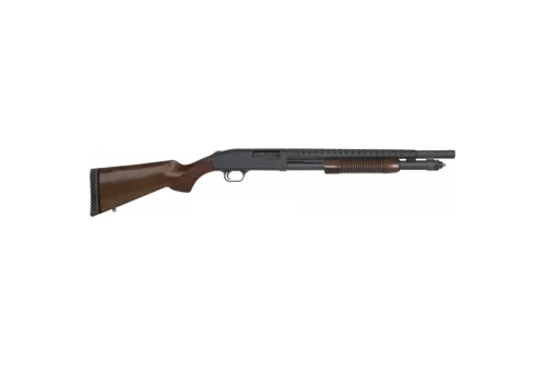 Mossberg 590 Retrograde 12 Gauge Shotgun Pump Action 18.5", Walnut - 52151