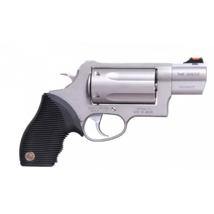 Taurus 2441039TC Judge Public Defender 45 Colt (LC) Caliber or 2.50" 410 Gauge with 2.50" Barrel, 5rd Capacity Taurus 2441039TC Judge Public Defender 45 Colt (LC) Caliber or 2.50" 410 Gauge with 2.50" Barrel, 5rd Capacity