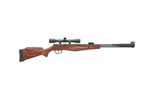 Stoeger S6000-E .177 Cal/1200 FPS Adv. Ergo. Hardwood Stock w/Fiber-Optic Sights and 4x32 Scope 30402