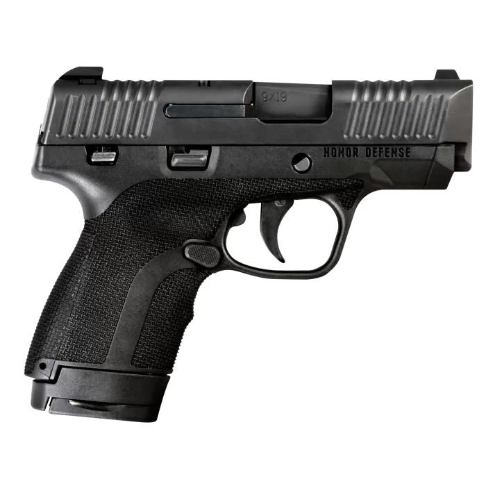 Honor Defense Honor Guard 9mm Luger 3.2in Black Pistol - 8+1 Rounds