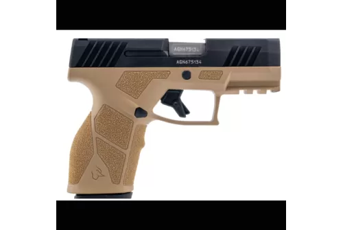 Taurus GX2 3.38" 9MM Pistol w/ (2)13rds Mags, Tan/Black