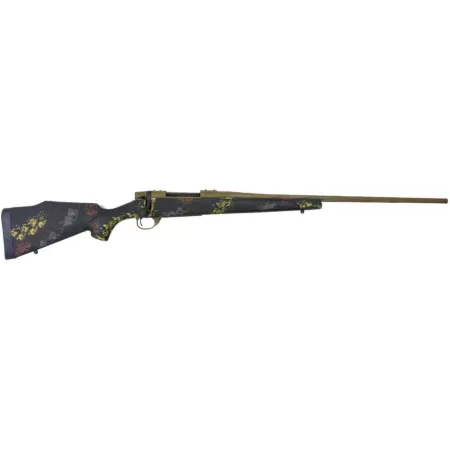 Weatherby Vanguard, 30-06 Springfield 24" 5+1 Patriot Brown Cerakote Black w/Rust Brn, Smoke & Stone Sponge