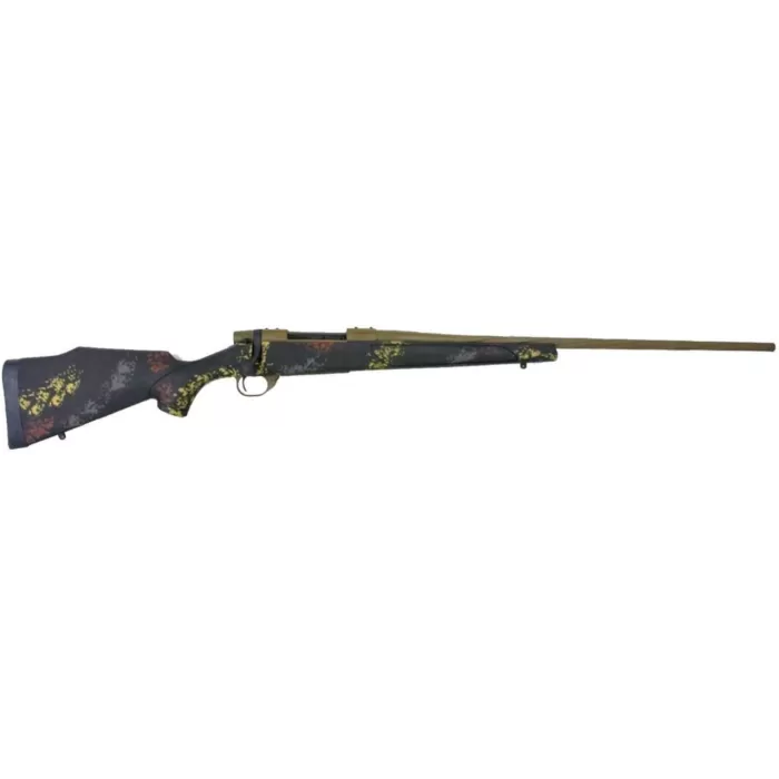 Weatherby Vanguard, 30-06 Springfield 24" 5+1 Patriot Brown Cerakote Black w/Rust Brn, Smoke & Stone Sponge Weatherby Vanguard, 30-06 Springfield 24" 5+1 Patriot Brown Cerakote Black w/Rust Brn, Smoke & Stone Sponge