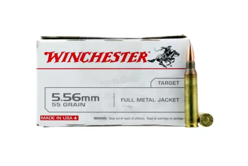 5.56x45 - 55 Grain FMJ M193 - Winchester USA - 1000 Rounds