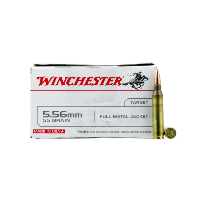 5.56x45 - 55 Grain FMJ M193 - Winchester USA - 1000 Rounds