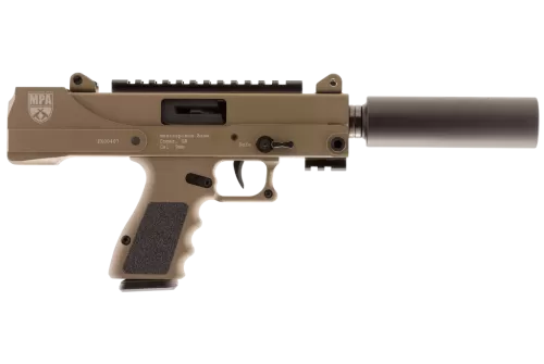 Masterpiece Arms Defender 9mm 17+1 Pistol, Black - MPA30DMG