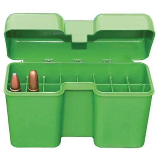 MTM 22 Round 338 WSM 45-70 450 Marlin Green Flip-Top Ammo Box (RF22-SM-10)
