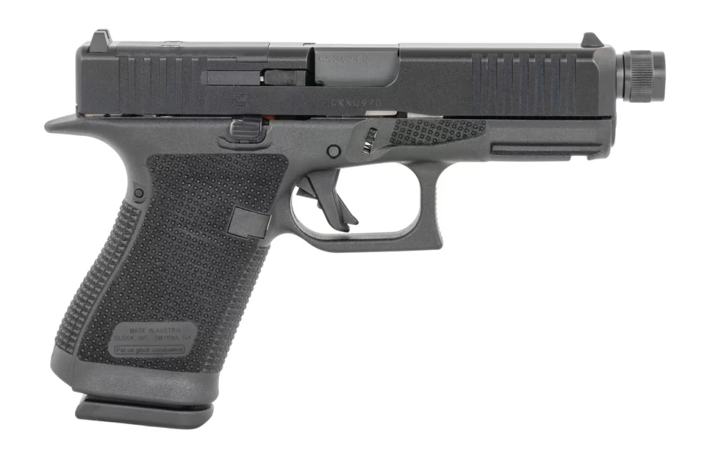 Glock 19 Gen 6 9mm, 4" Threaded Barrel, Optic Ready, 10 rnd - Black [MPN:P61950201TB]