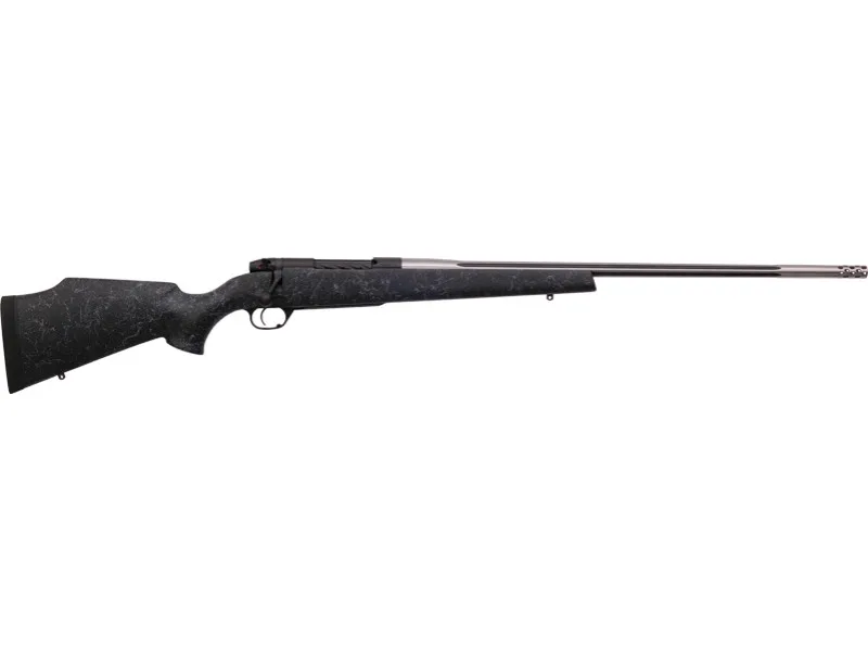 Weatherby Mark V Accumark Graphite Black Cerakote Blot Action Rifle - 340 Weatherby Magnum - 28in